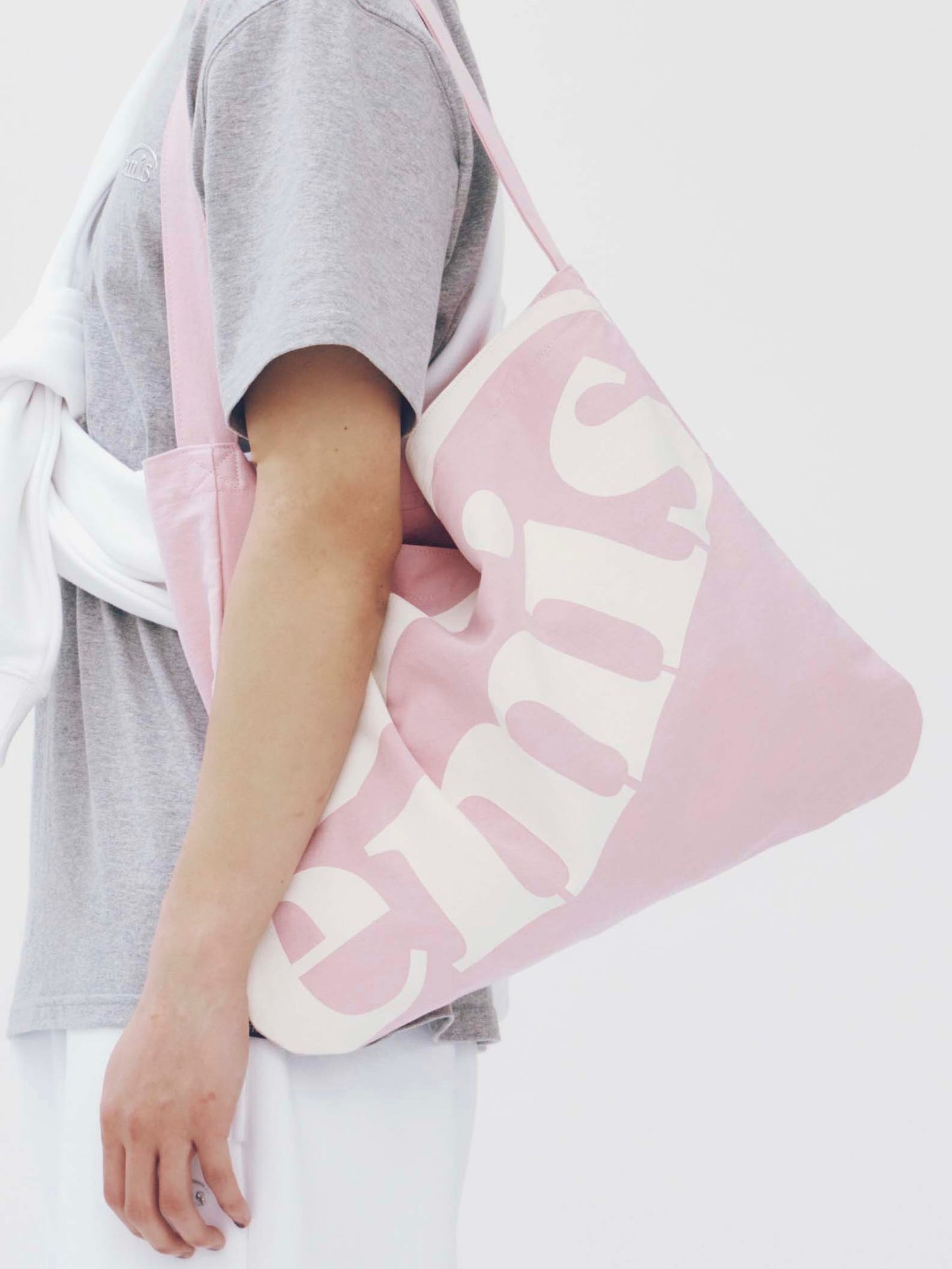 emis - Cropped Logo Tote Bag