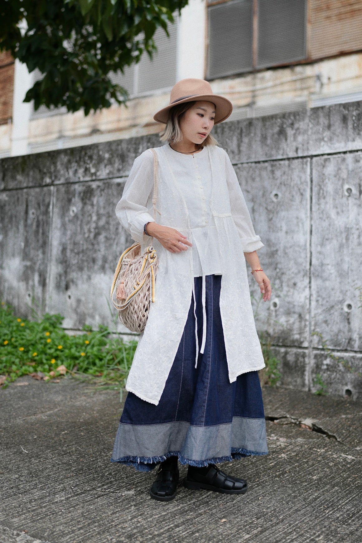 CA626 Mañana Handmade 2way Macrame Bag
