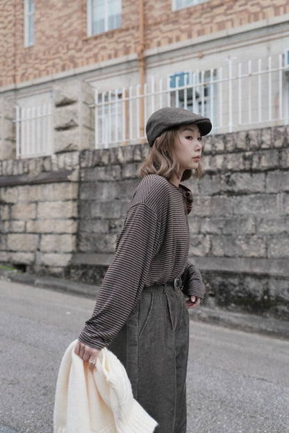 MZ896 SILKTOUCH MODAL AIR HENLEY NECK TOP