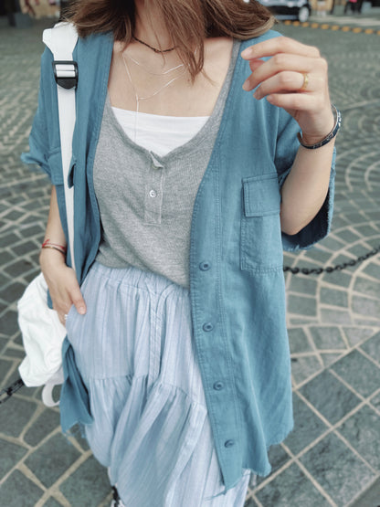 MZ735 UTILITY POCKET SHIRT