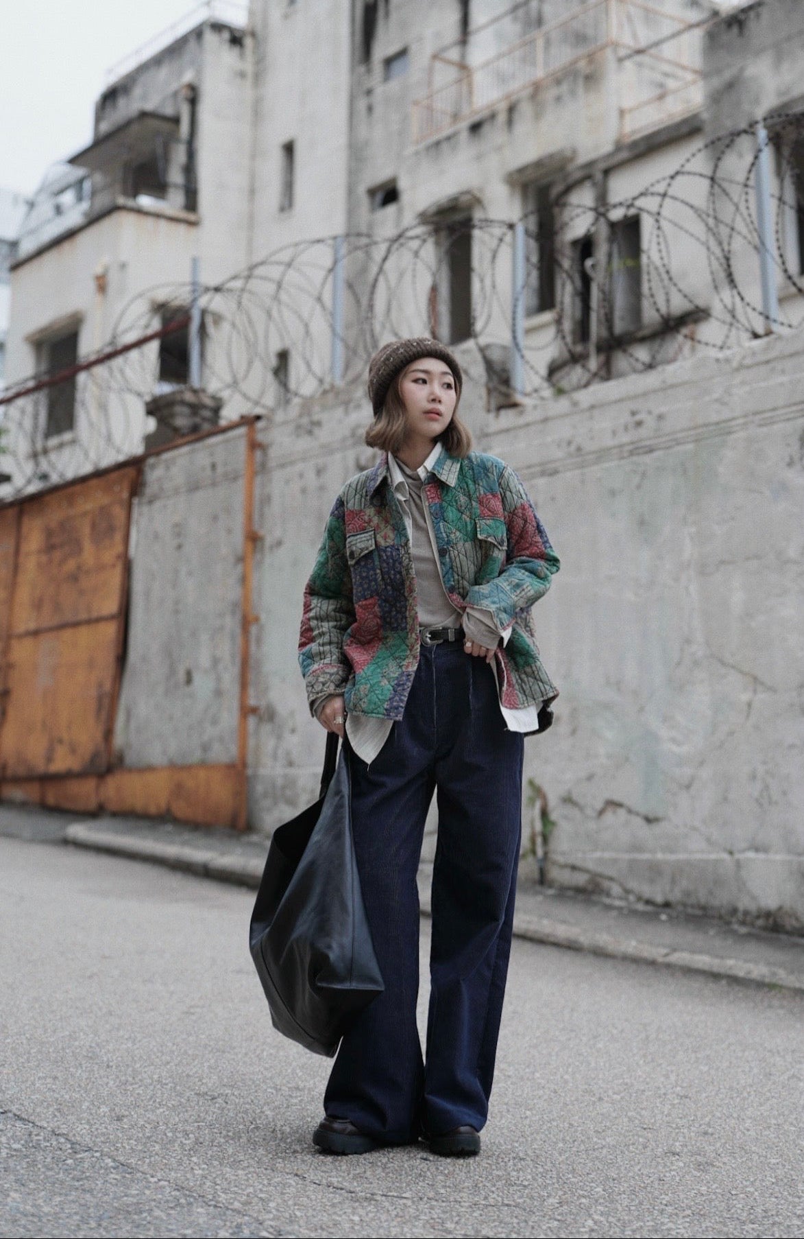 MZ900 PATCHWORK QUILTING COAT