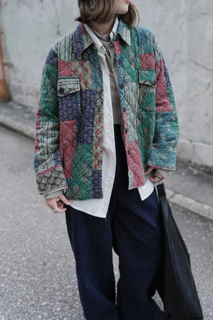 MZ900 PATCHWORK QUILTING COAT