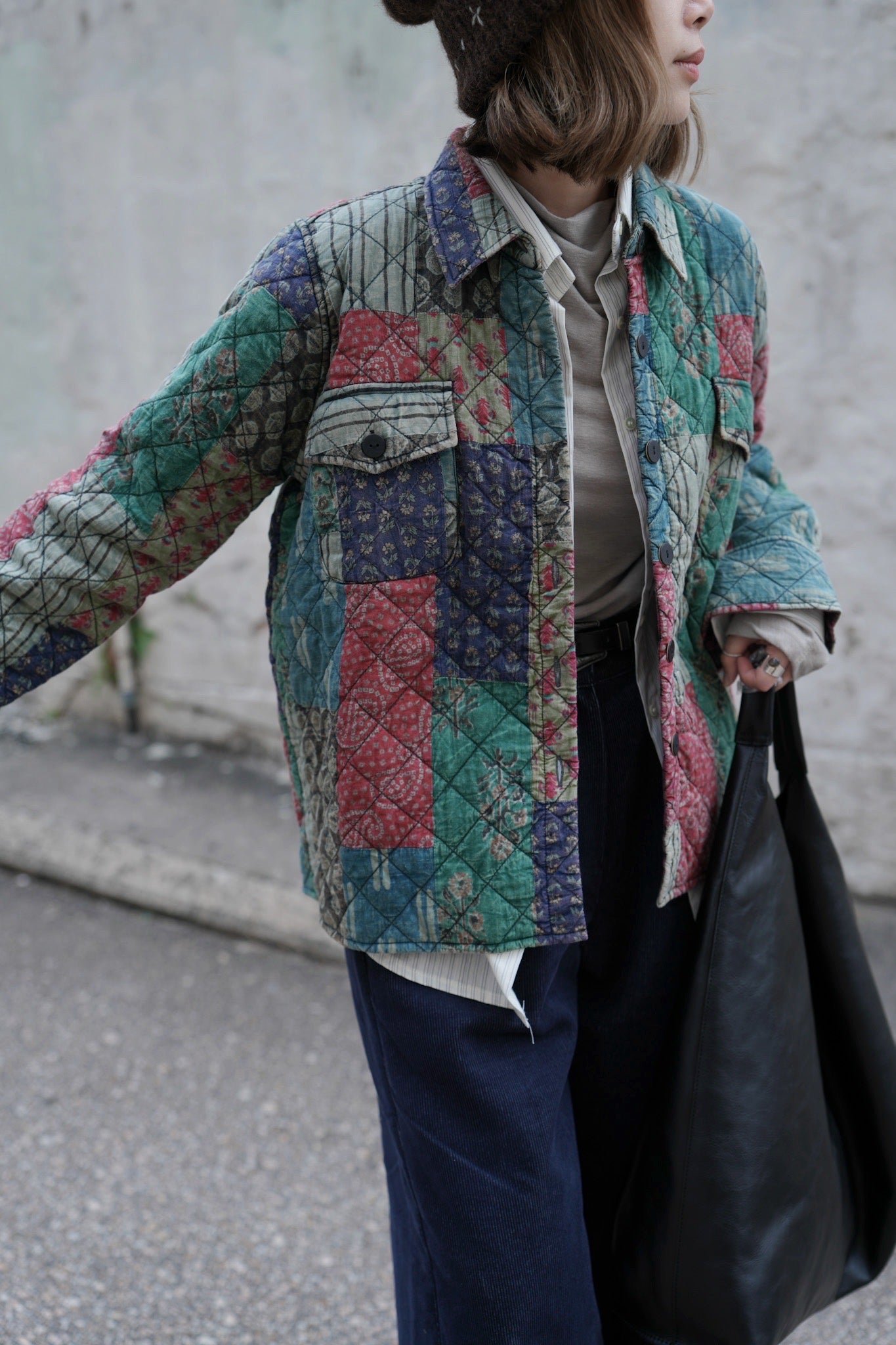 MZ900 PATCHWORK QUILTING COAT