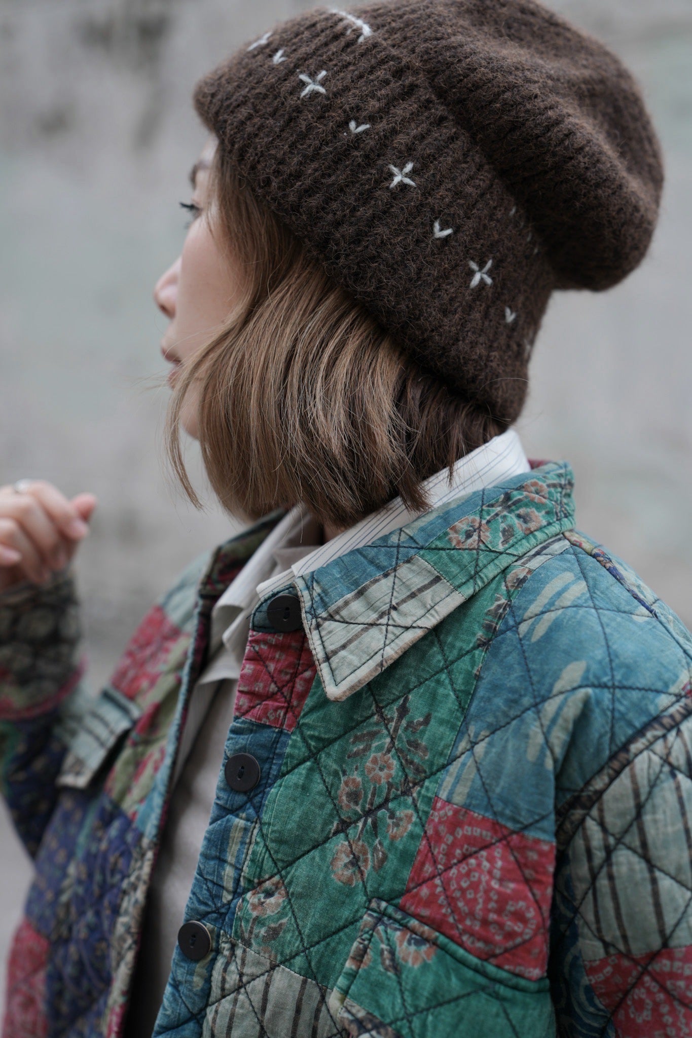 MZ900 PATCHWORK QUILTING COAT