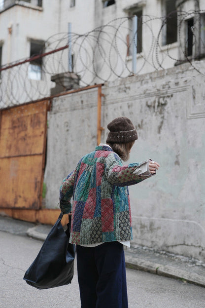 MZ900 PATCHWORK QUILTING COAT