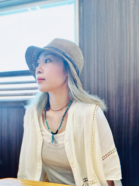 MZ-189 Lily Trilby Straw Hat