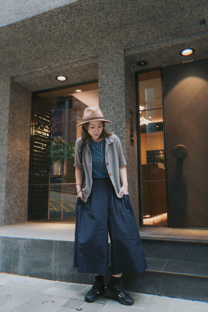 MZ824 LINEN MESH SHIRT