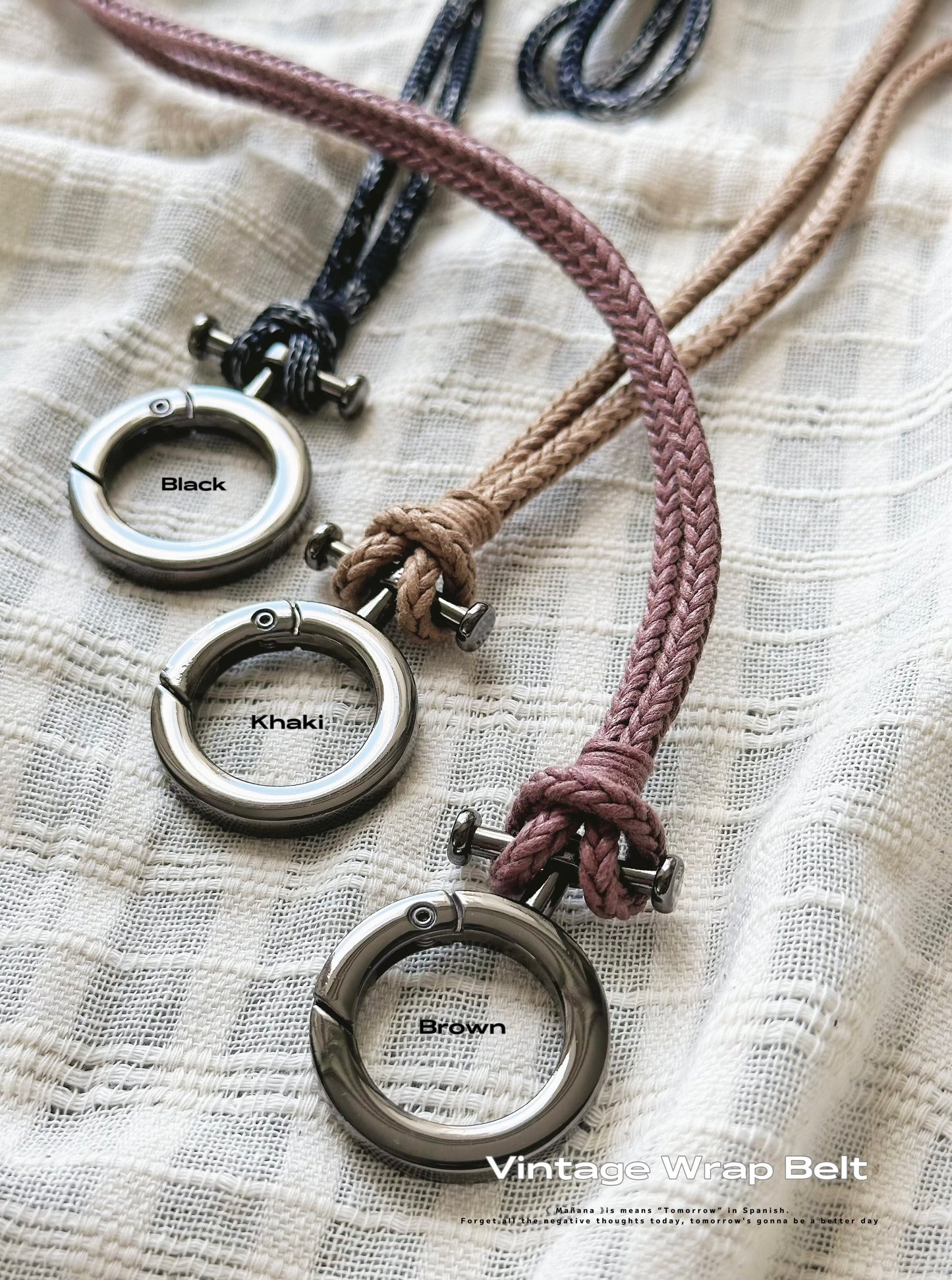 Vintage Wrap Belt - Earth Tone Collection