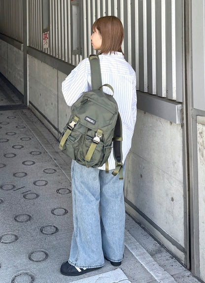 CA597 MILKFED. LOGO PLATE BACKPACK