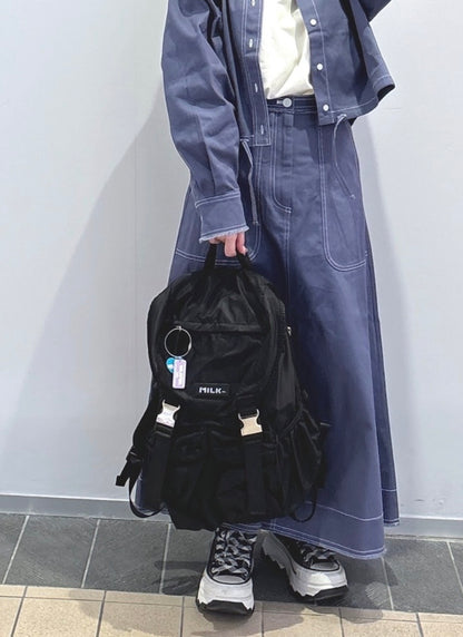 CA597 MILKFED. LOGO PLATE BACKPACK