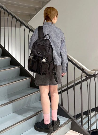 CA597 MILKFED. LOGO PLATE BACKPACK