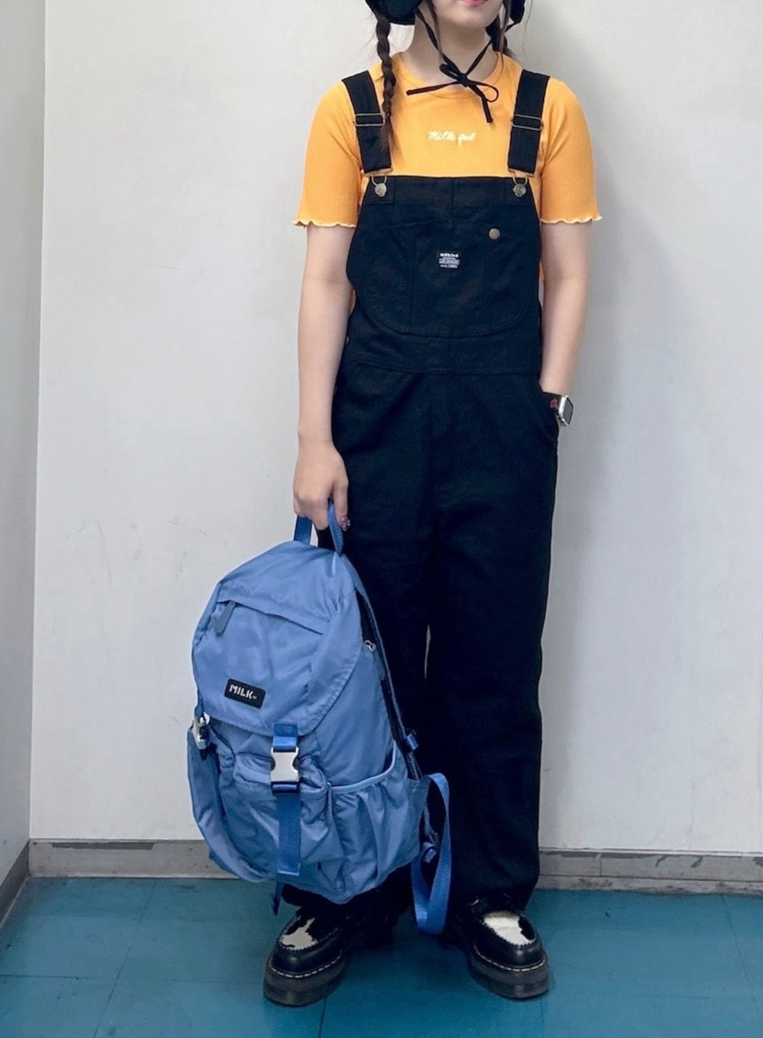 CA597 MILKFED. LOGO PLATE BACKPACK