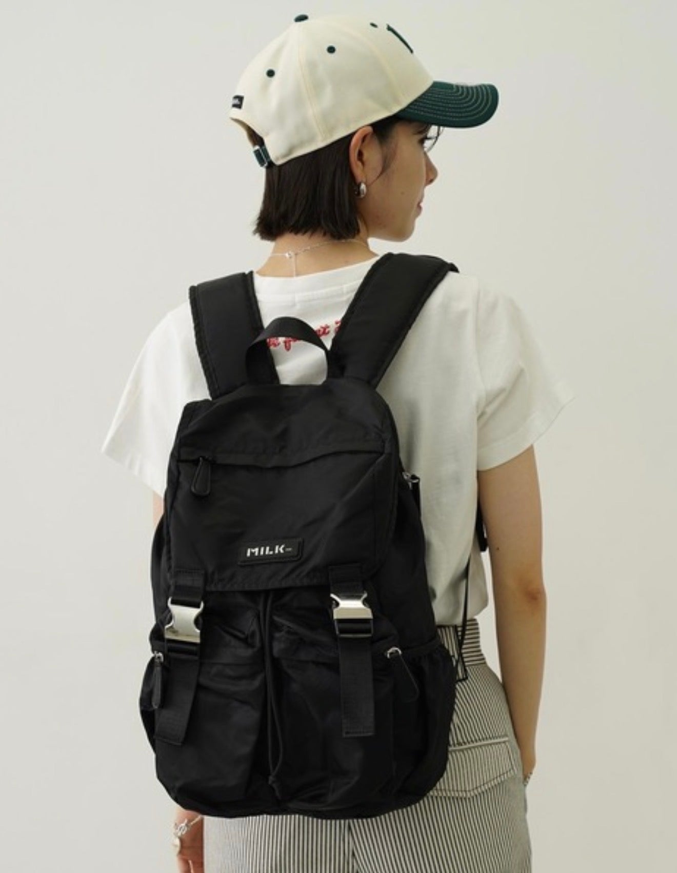 CA597 MILKFED. LOGO PLATE BACKPACK
