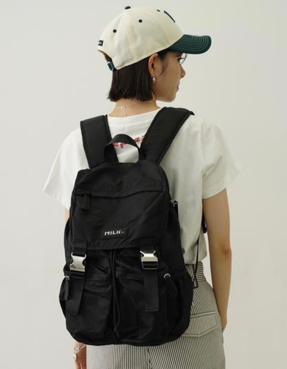 CA597 MILKFED. LOGO PLATE BACKPACK
