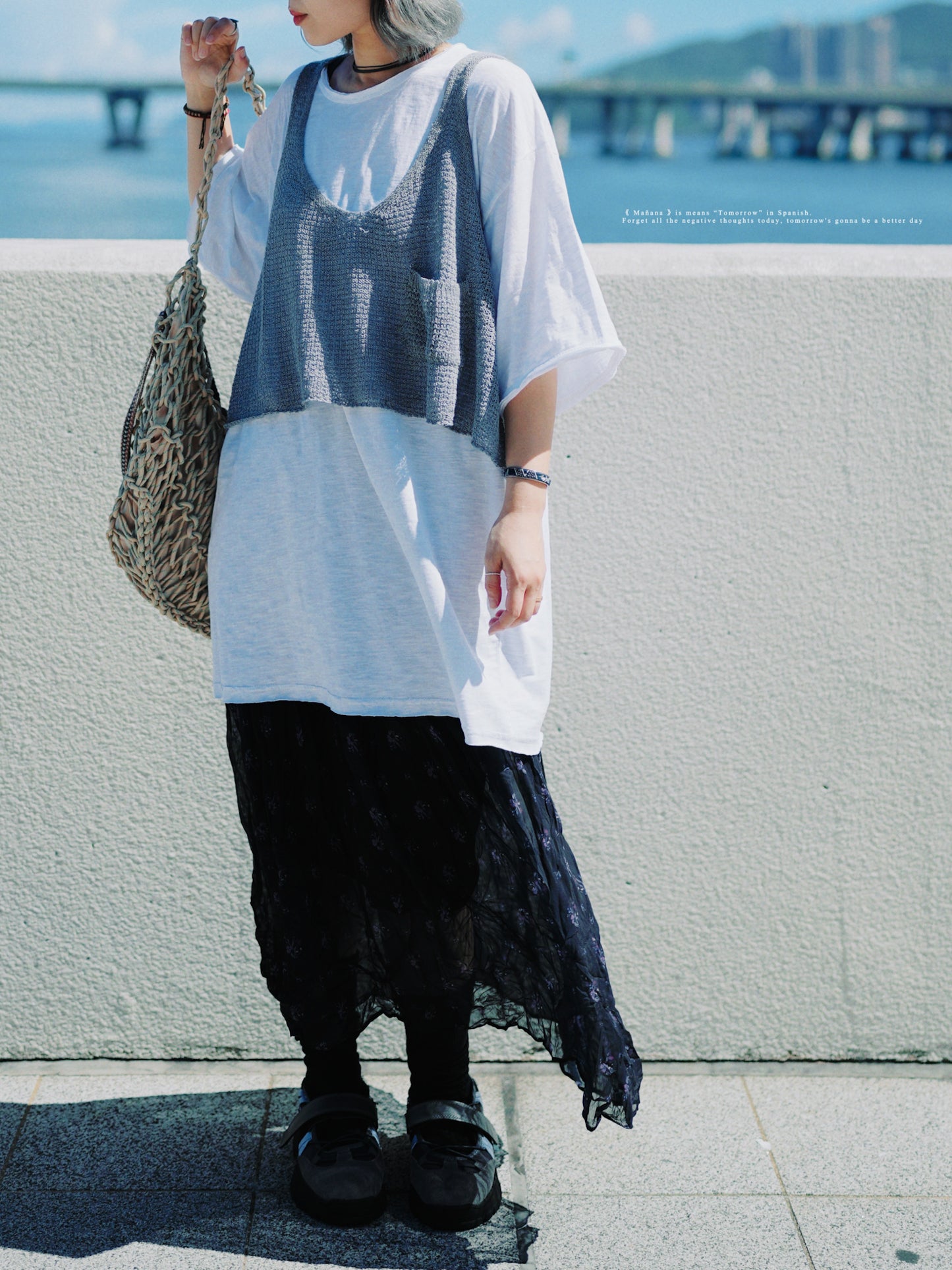 MZ388 SLUBBY LOOSE-FIT TOP【 買2件即減-$30 】