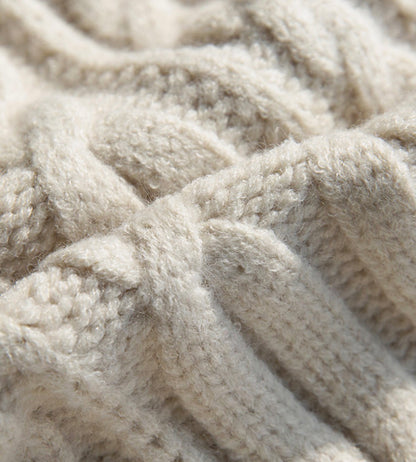 MZ895 TOGGLE BUTTON TWISTED KNIT VEST