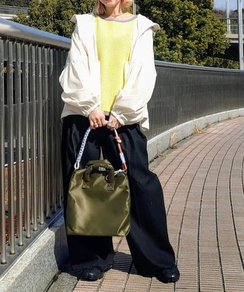 BEAMS HEART CORD HELMET BAG / 2 COL