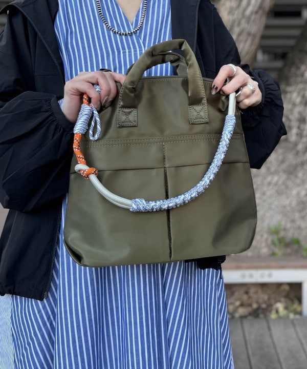 BEAMS HEART CORD HELMET BAG / 2 COL