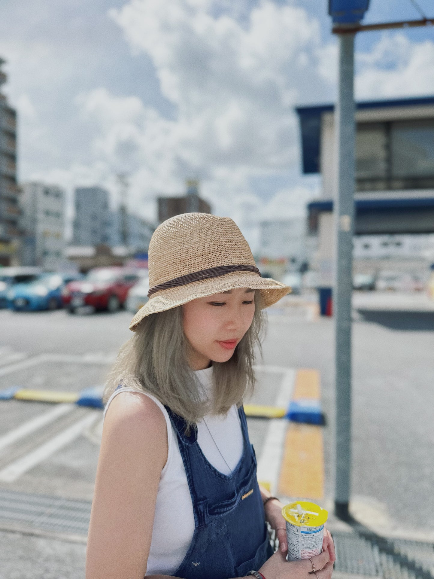 MZ-189 Lily Trilby Straw Hat