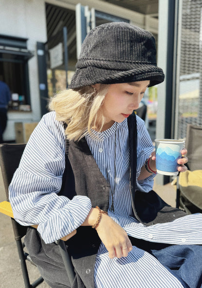 CA-572 Striped Shirt Dress