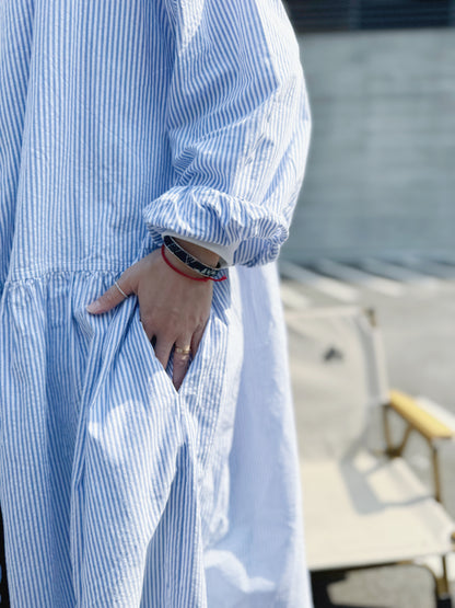 CA-572 Striped Shirt Dress