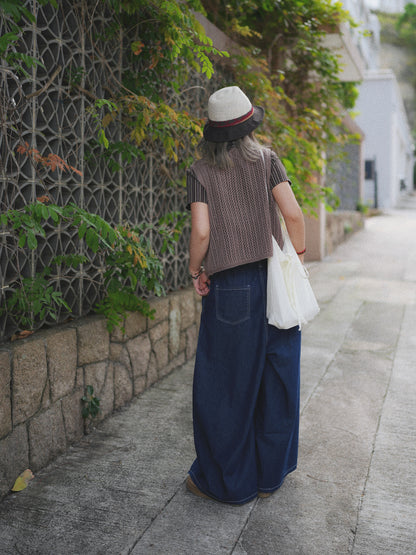 MZ328 Ribbon Crepe Crossbag