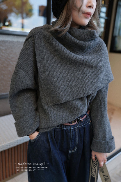 MZ600 1+1 SCARF TOP SET