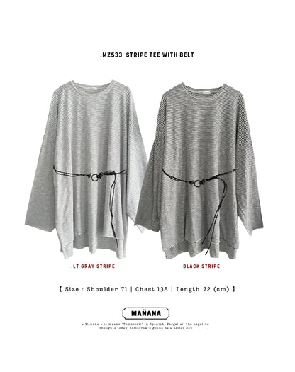 MZ533 STRIPE TEE