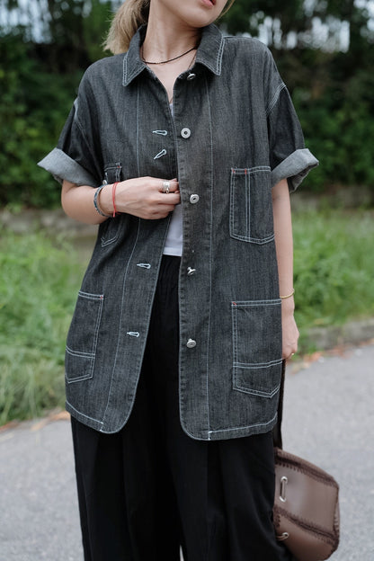 CB125 DENIM POCKET SHIRT