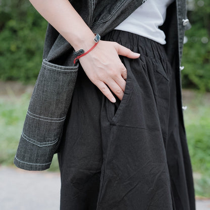 CB124 PLEATED WIDE-LEG CULOTTES