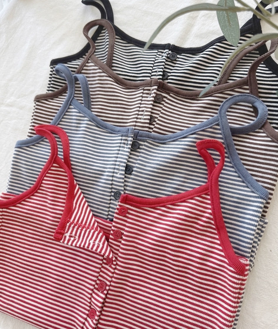 MB006 HENLEY STRIPED CAMI