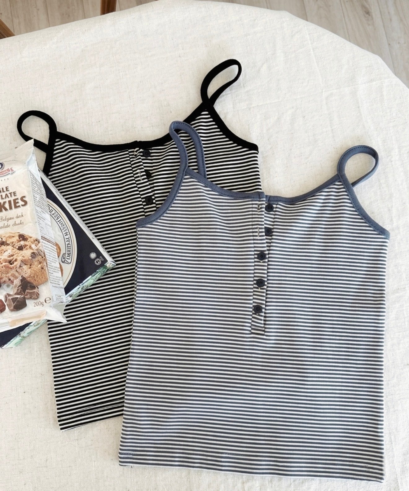 MB006 HENLEY STRIPED CAMI