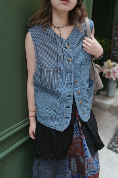 MZ618 LEATHER WRAP NECKLACE