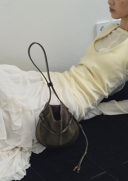 MZ899 CURVEE HOBO SUEDE BAG