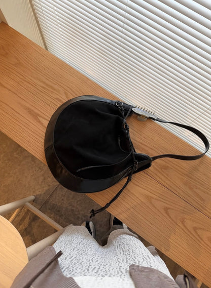 MZ899 CURVEE HOBO SUEDE BAG