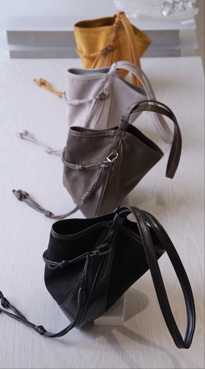 MZ899 CURVEE HOBO SUEDE BAG