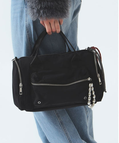 BEAMS x CTRL FREAK - MILITARY CHARM BOSTON BAG