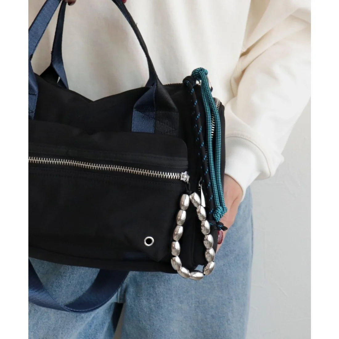 BEAMS x CTRL FREAK - MILITARY CHARM BOSTON BAG