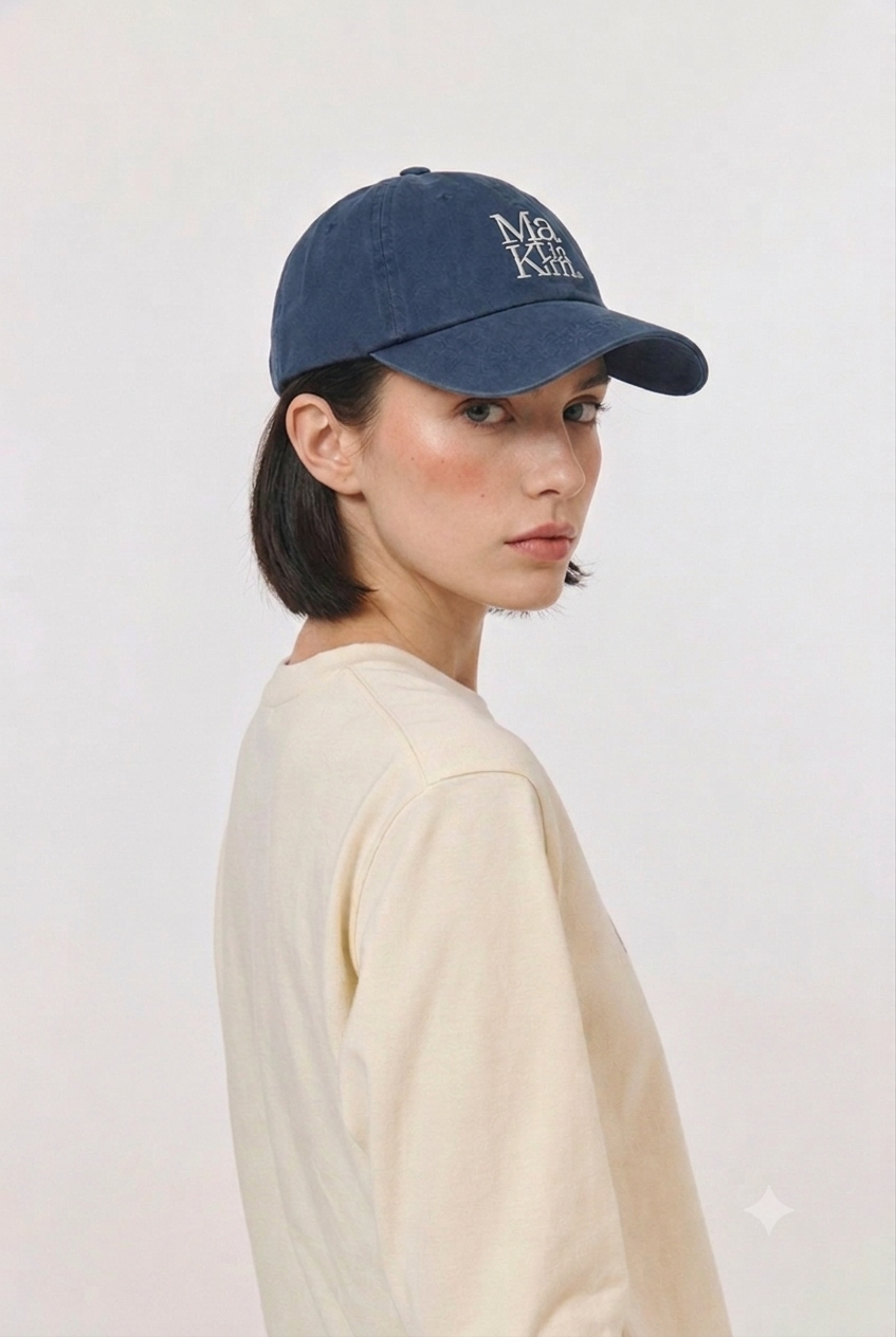 MATIN KIM BLOCK LOGO BALL CAP / 4 colors