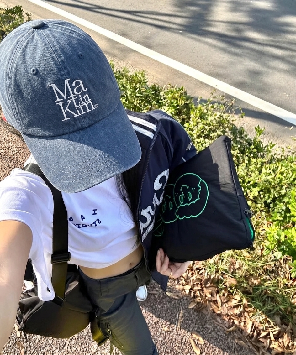 MATIN KIM BLOCK LOGO BALL CAP / 4 colors