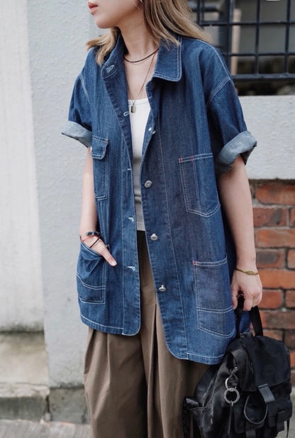 CB125 DENIM POCKET SHIRT