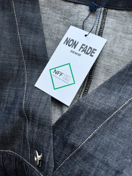 MZ748 NON FADE DENIM VEST TOP