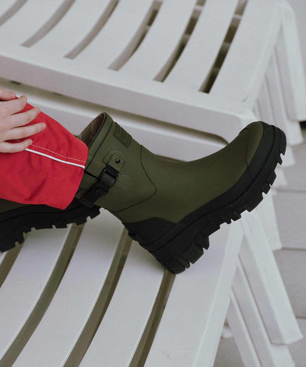 ROCKFISH FLATFORM WEAVING RAIN BOOTS
