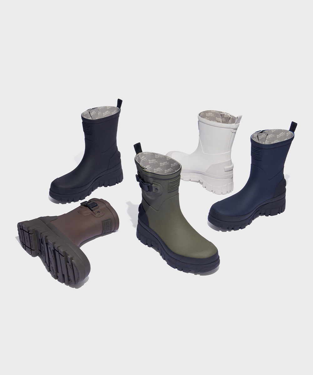ROCKFISH FLATFORM WEAVING RAIN BOOTS