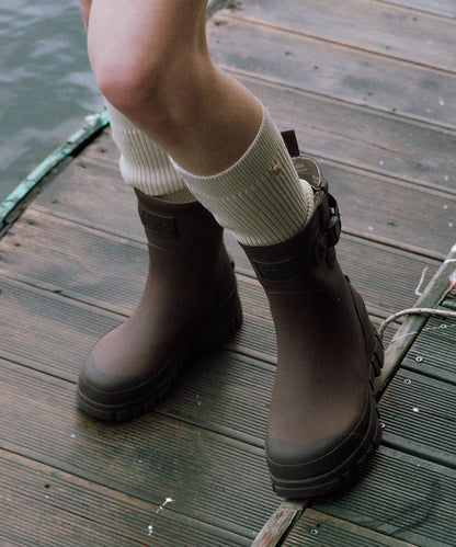 ROCKFISH FLATFORM WEAVING RAIN BOOTS