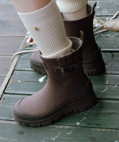 ROCKFISH FLATFORM WEAVING RAIN BOOTS