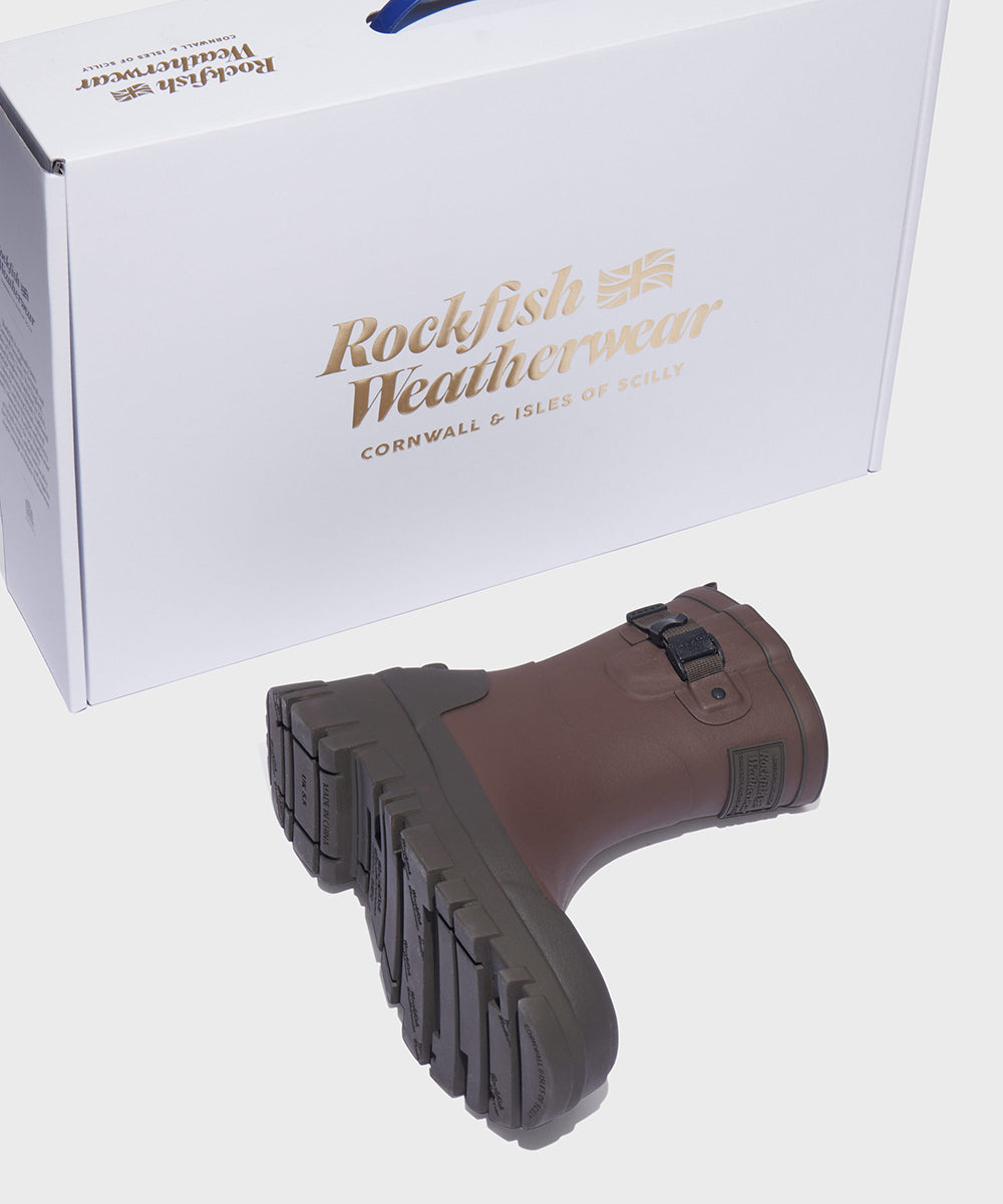 ROCKFISH FLATFORM WEAVING RAIN BOOTS