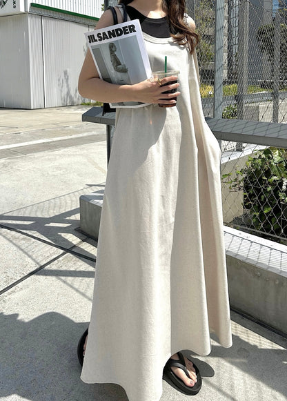 NA387 Jaén Linen One-Piece Dress