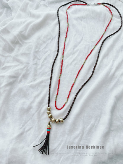 Layering Tassel Necklace