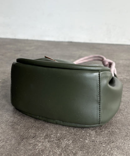 NA491 CPCM PU PARACORD GATHER SHOULDER BAG (Mini)